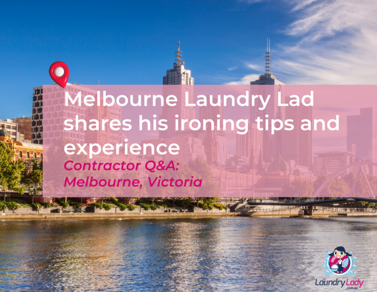Melbourne Laundry Lad shares his exclusive ironing tips and experience