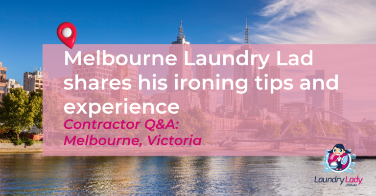 Melbourne Laundry Lad shares his ironing tips and experience