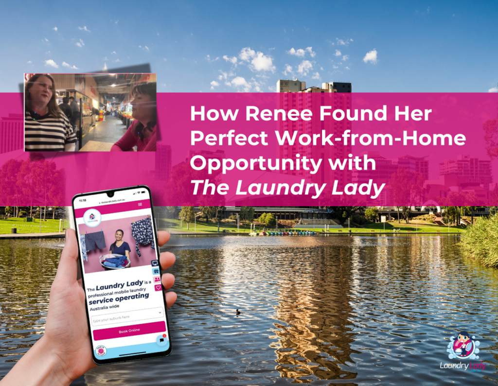 Working from Home - Laundry Lady in Adelaide Renee