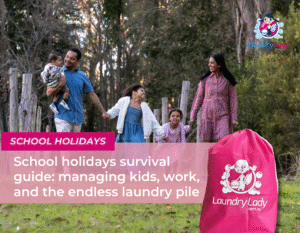 School holidays in Australia with The Laundry Lady
