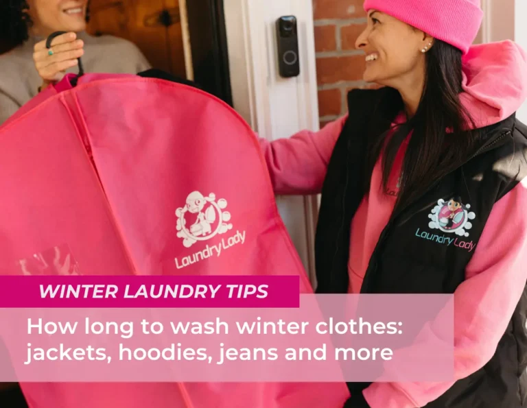How long to wash winter clothes: jackets, hoodies, jeans and more