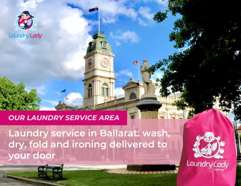 Laundry service in Ballarat: wash, dry, fold and ironing delivered to your door
