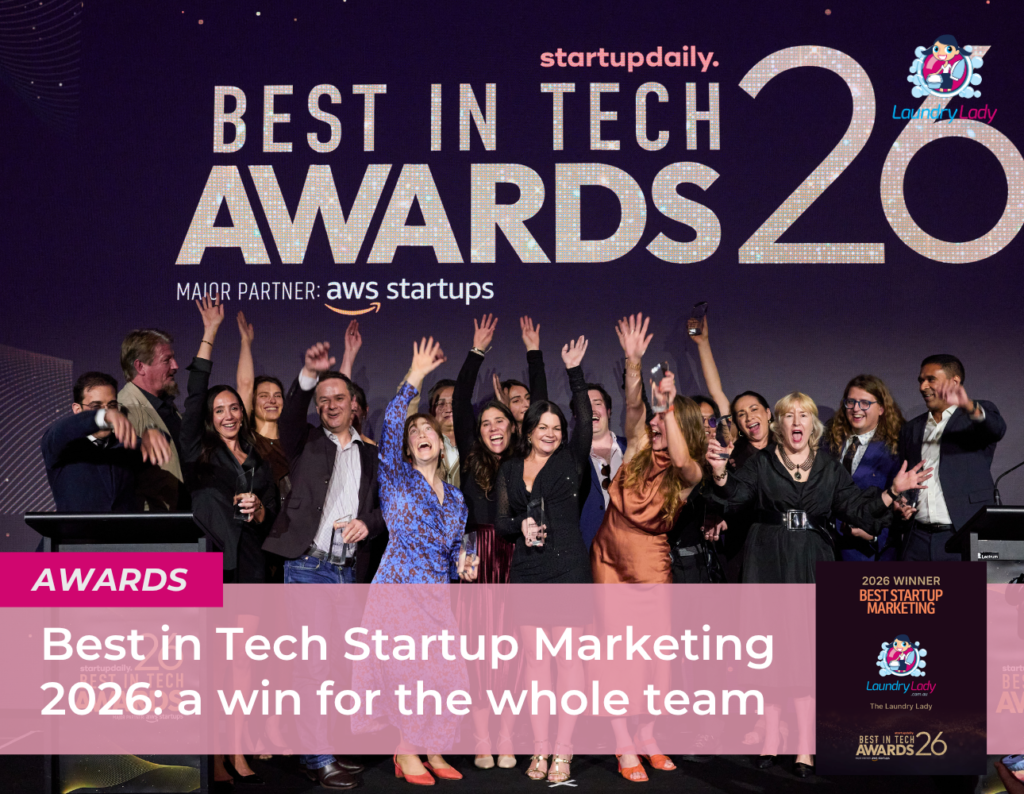 Best in Tech Startup Marketing - The Laundry Lady