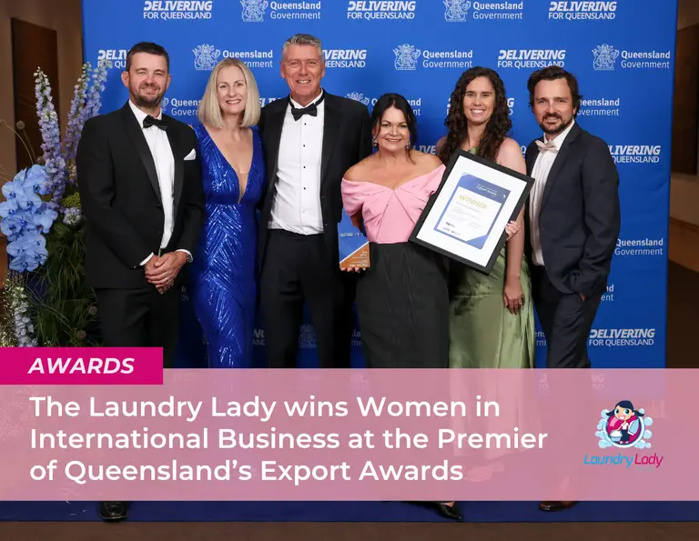 The Laundry Lady wins Women in International Business at the Premier of Queensland’s Export Awards